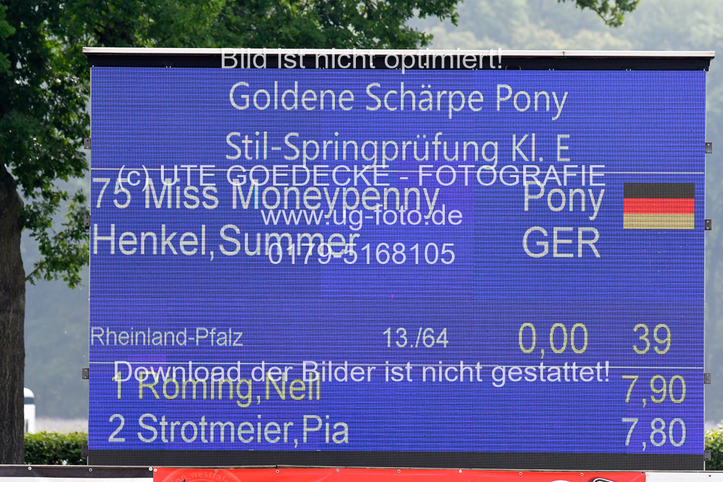 Goldene Schärpe 2021 in Münster Handorf | 04072021 - Springen 1 Abt_061