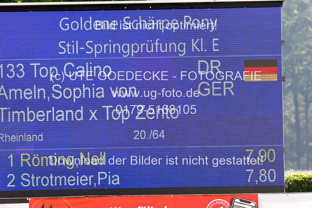 Goldene Schärpe 2021  in Münster Handorf | 04072021 - Springen 1 Abt_116 