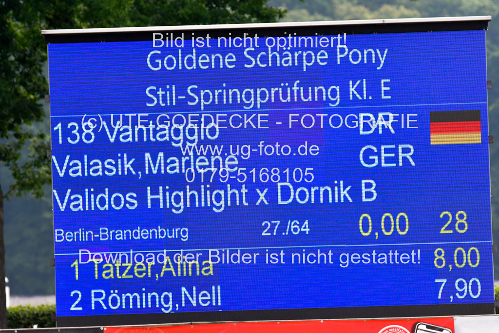 Goldene Schärpe 2021  in Münster Handorf | 04072021 - Springen 1 Abt_182 