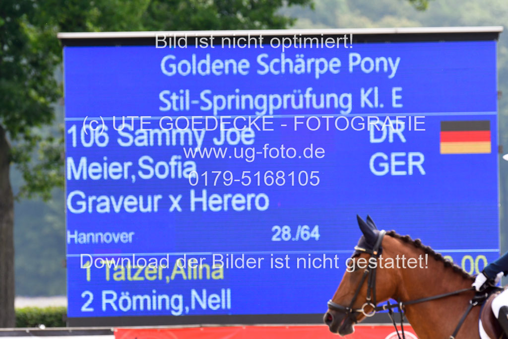 Goldene Schärpe 2021  in Münster Handorf | 04072021 - Springen 1 Abt_184 