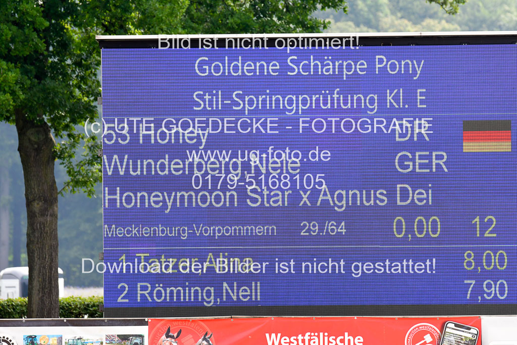 Goldene Schärpe 2021  in Münster Handorf | 04072021 - Springen 1 Abt_191 