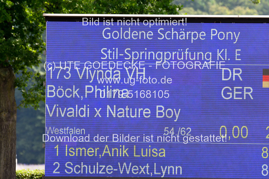 Goldene Schärpe 2021 in Münster Handorf | 04072021 - Springen 1 Abt_408