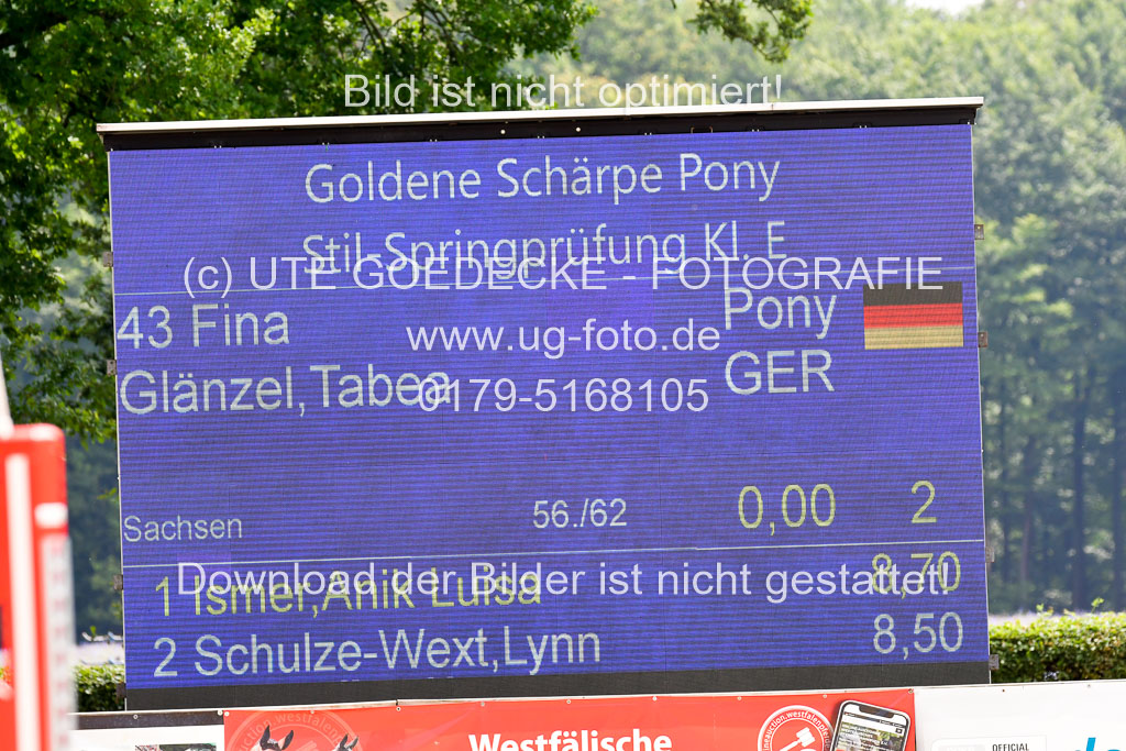 Goldene Schärpe 2021  in Münster Handorf | 04072021 - Springen 1 Abt_427 