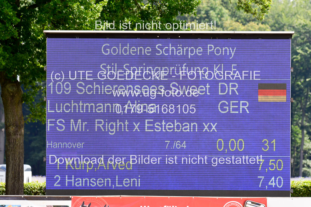 Goldene Schärpe 2021  in Münster Handorf | 04072021 - Springen 1 Abt_532 