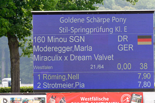 Goldene Schärpe 2021  in Münster Handorf | 04072021 - Springen 1 Abt_125 