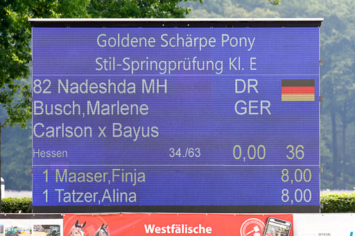 Goldene Schärpe 2021  in Münster Handorf | 04072021 - Springen 1 Abt_231 