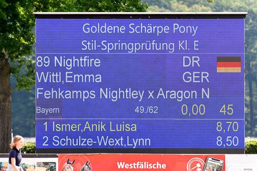 Goldene Schärpe 2021  in Münster Handorf | 04072021 - Springen 1 Abt_363 