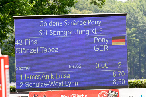 Goldene Schärpe 2021  in Münster Handorf | 04072021 - Springen 1 Abt_427 