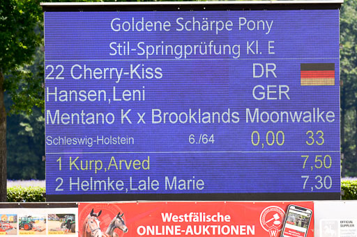 Goldene Schärpe 2021  in Münster Handorf | 04072021 - Springen 1 Abt_522 