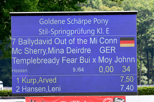Goldene Schärpe 2021  in Münster Handorf | 04072021 - Springen 1 Abt_552 