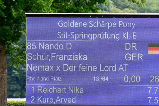 Goldene Schärpe 2021  in Münster Handorf | 04072021 - Springen 1 Abt_591 