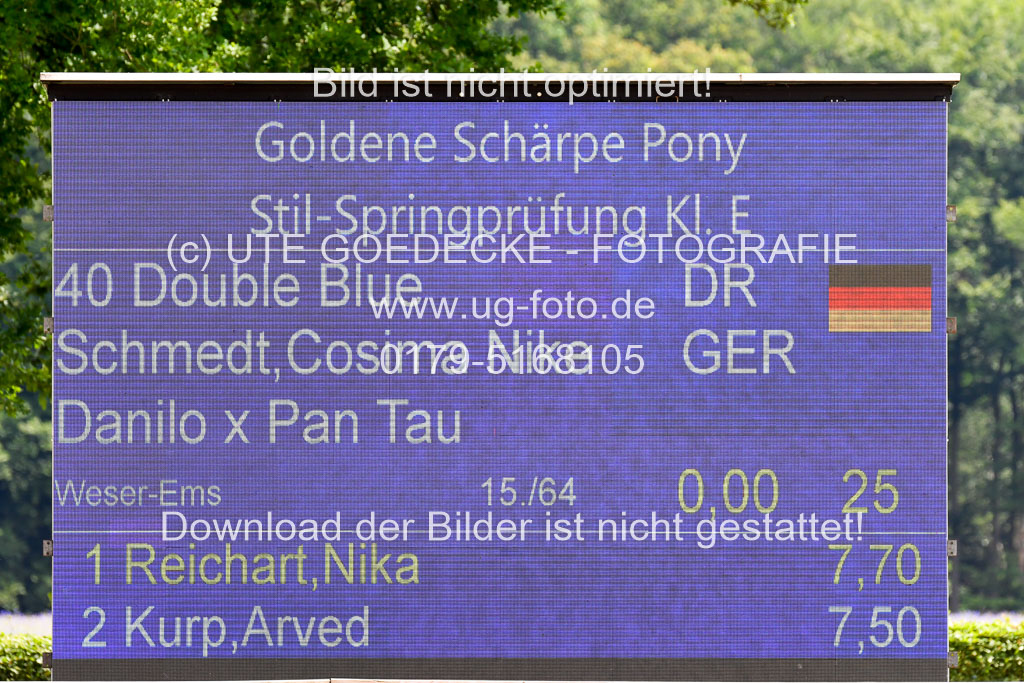 Goldene Schärpe 2021 in Münster Handorf | 04072021 - Springen 2 Abt_012