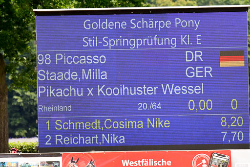 Goldene Schärpe 2021  in Münster Handorf | 04072021 - Springen 2 Abt_050 