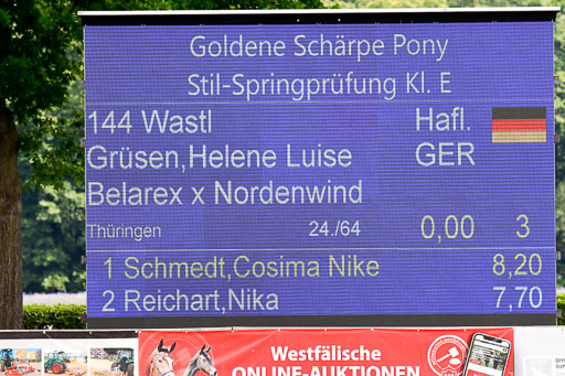 Goldene Schärpe 2021  in Münster Handorf | 04072021 - Springen 2 Abt_090 