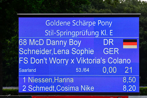 Goldene Schärpe 2021  in Münster Handorf | 04072021 - Springen 2 Abt_229 