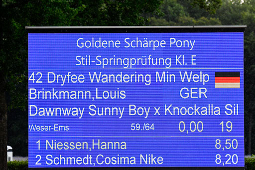 Goldene Schärpe 2021  in Münster Handorf | 04072021 - Springen 2 Abt_279 
