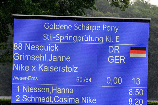 Goldene Schärpe 2021  in Münster Handorf | 04072021 - Springen 2 Abt_286 