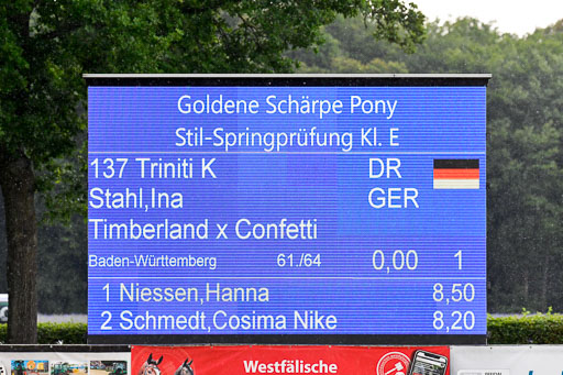 Goldene Schärpe 2021  in Münster Handorf | 04072021 - Springen 2 Abt_293 