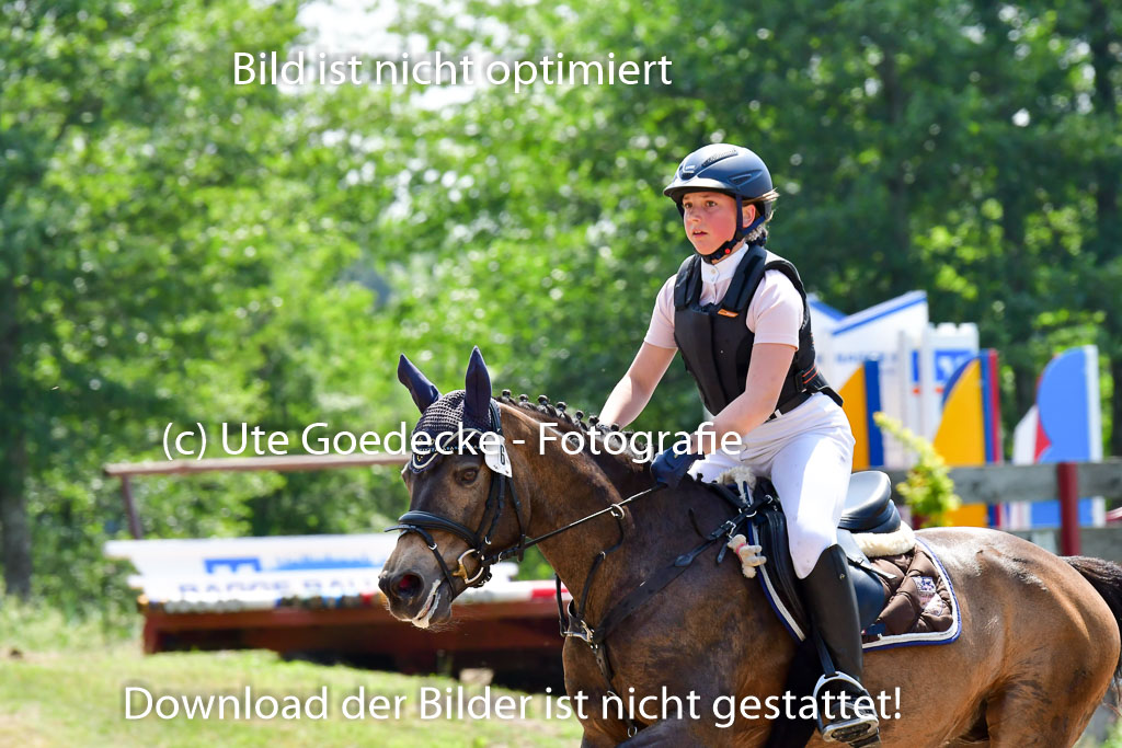 Goldene Schärpe Ponys in Löningen  4+5.6.22 | 04062022 - Gelände  2 Abt _040 