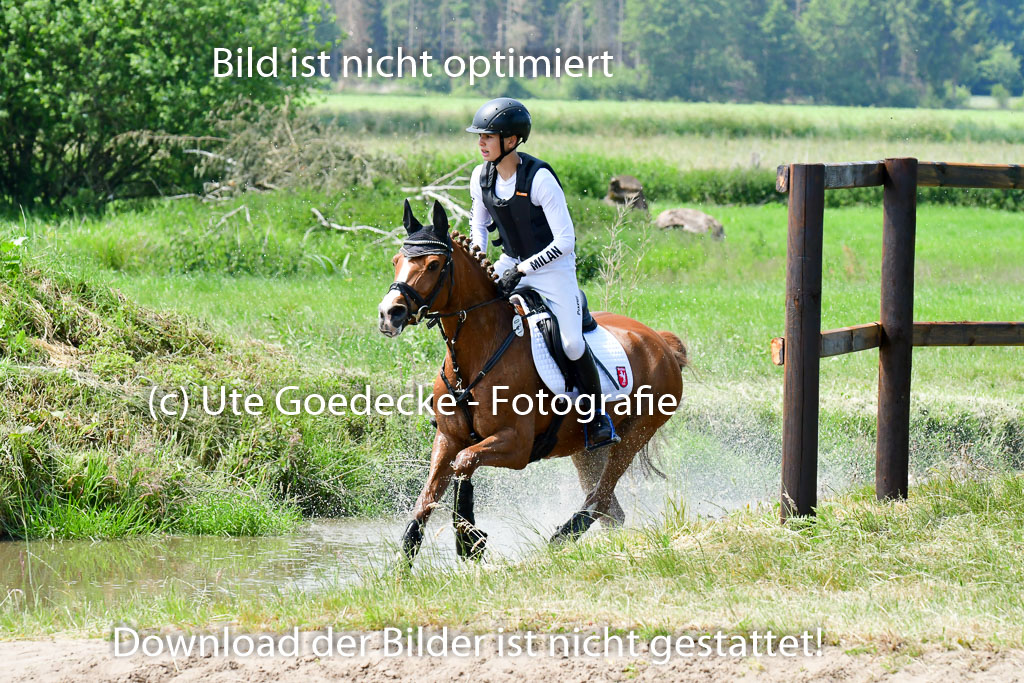 Goldene Schärpe Ponys in Löningen  4+5.6.22 | 04062022 - Gelände  2 Abt _052 