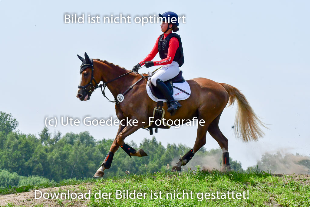 Goldene Schärpe Ponys in Löningen  4+5.6.22 | 04062022 - Gelände  2 Abt _085 