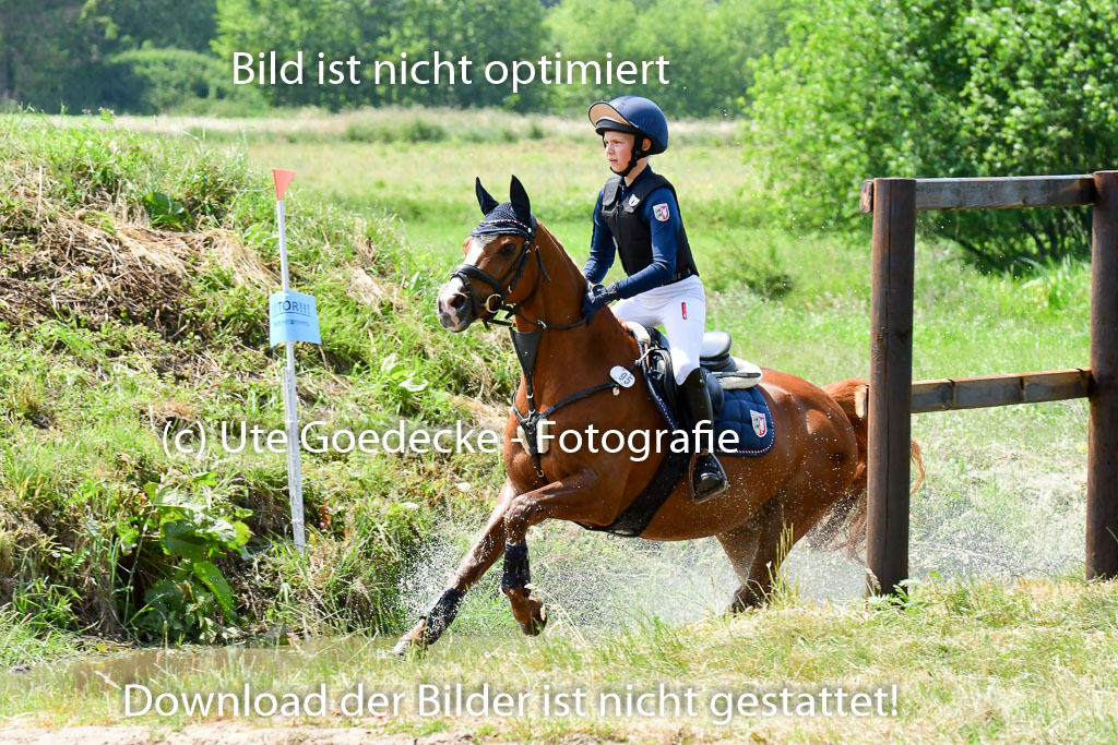Goldene Schärpe Ponys in Löningen  4+5.6.22 | 04062022 - Gelände  2 Abt _264 