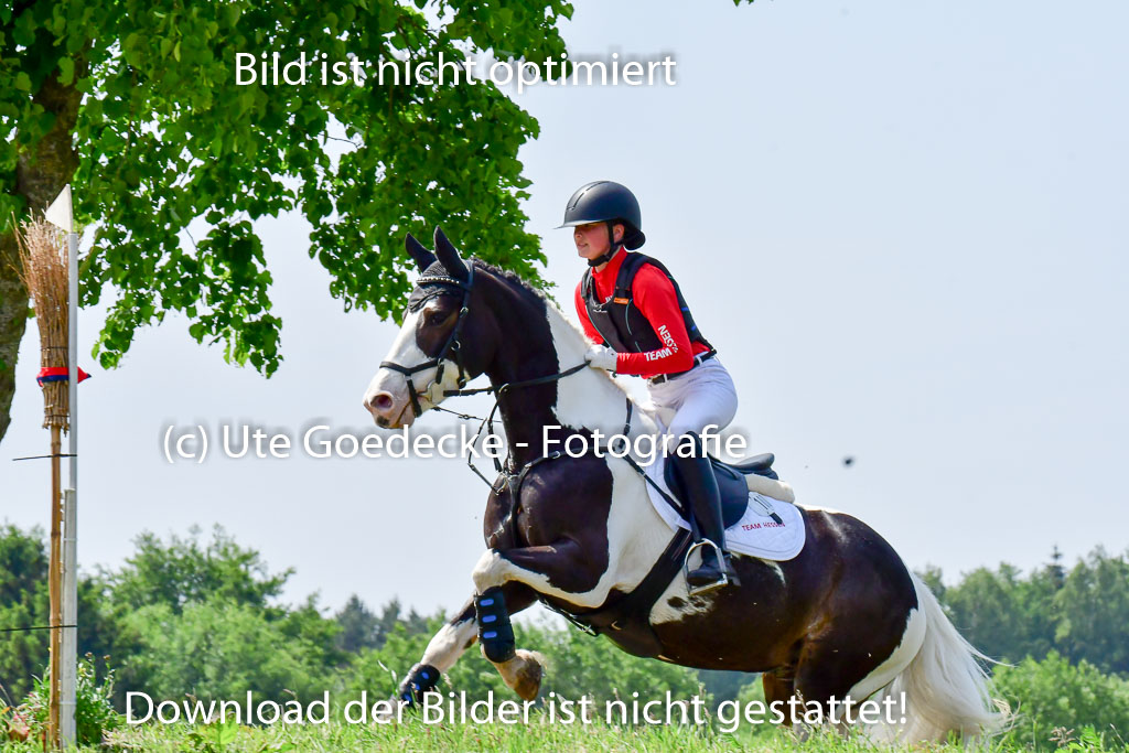 Goldene Schärpe Ponys in Löningen  4+5.6.22 | 04062022 - Gelände  2 Abt _287 