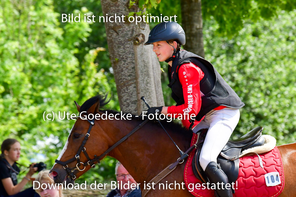 Goldene Schärpe Ponys in Löningen  4+5.6.22 | 04062022 - Gelände  2 Abt _302 