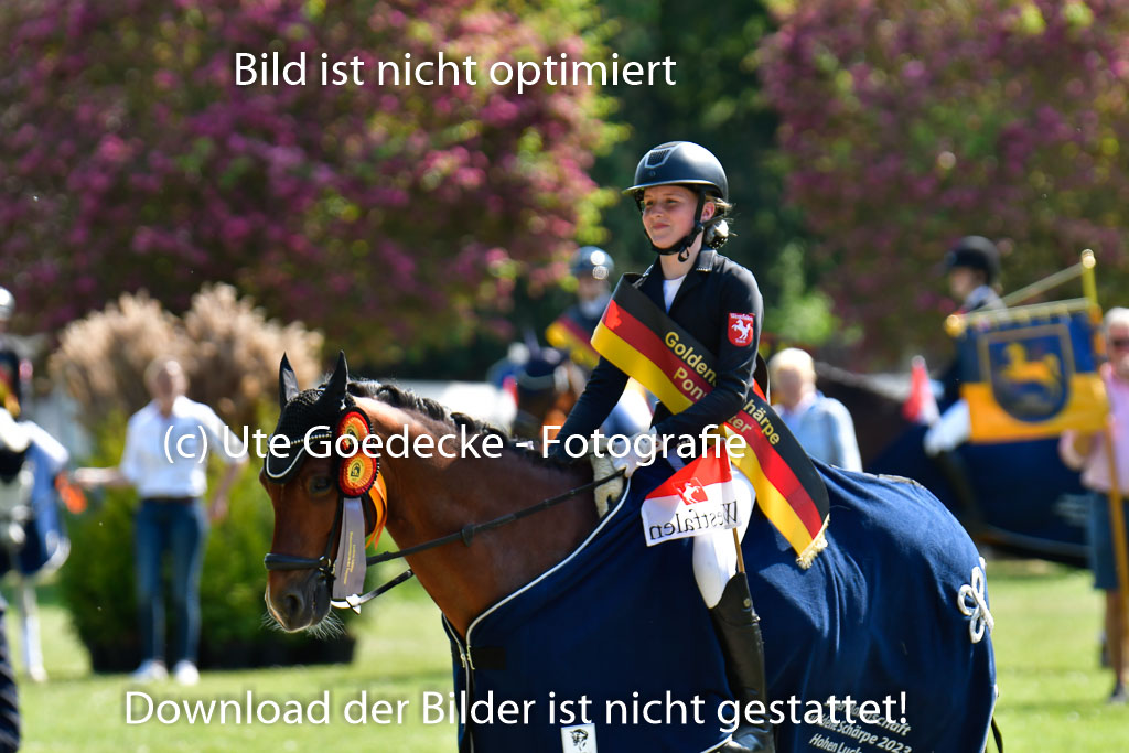 Goldene Schärpe Ponys in Hohen Luckow 1-4.6.23 | 04062023 Siegerehrung_101