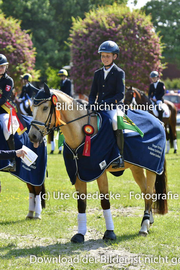 Goldene Schärpe Ponys in Hohen Luckow 1-4.6.23 | 04062023  Siegerehrung_106 