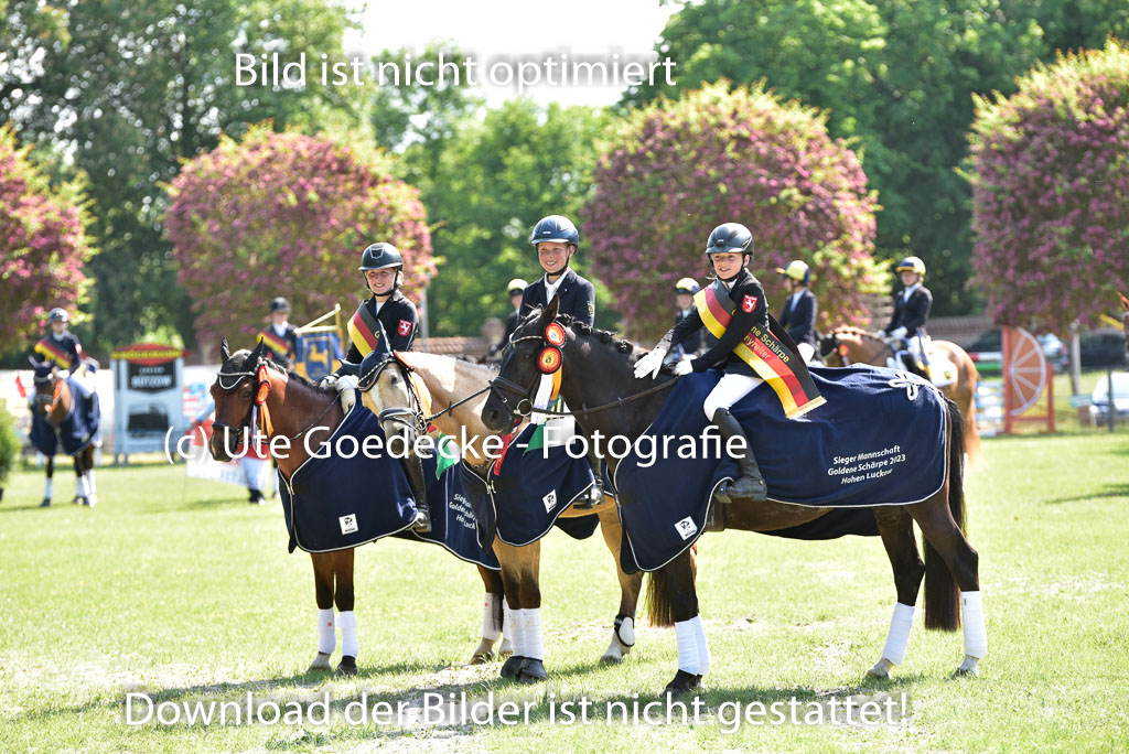 Goldene Schärpe Ponys in Hohen Luckow 1-4.6.23 | 04062023  Siegerehrung_137 