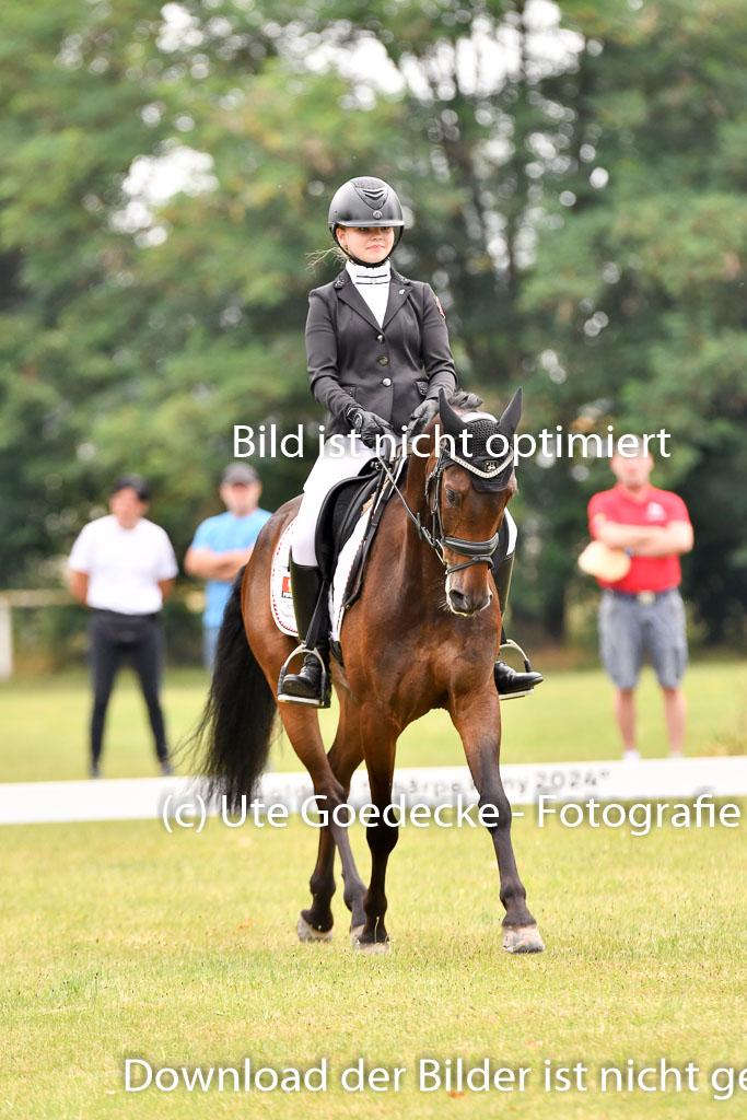 Goldene Schärpe Ponys in Hohenberg Krusemark 2024 | 12072024 Dressur _0367