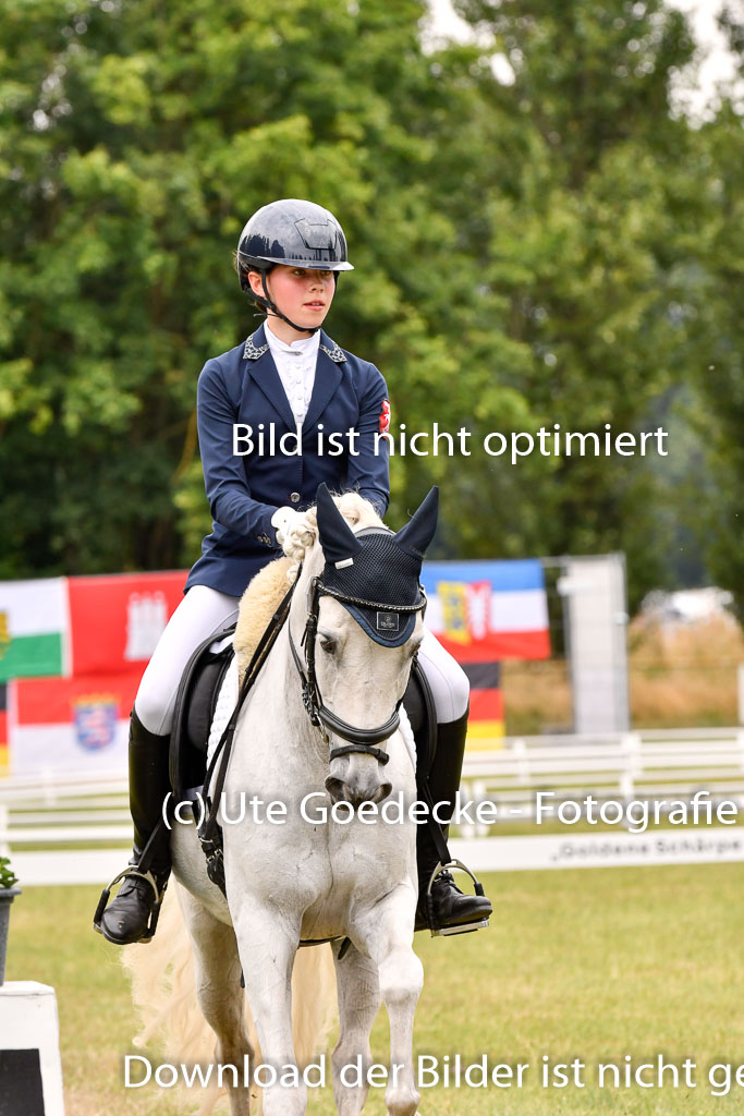 Goldene Schärpe Ponys in Hohenberg Krusemark 2024 | 12072024 Dressur _0982 