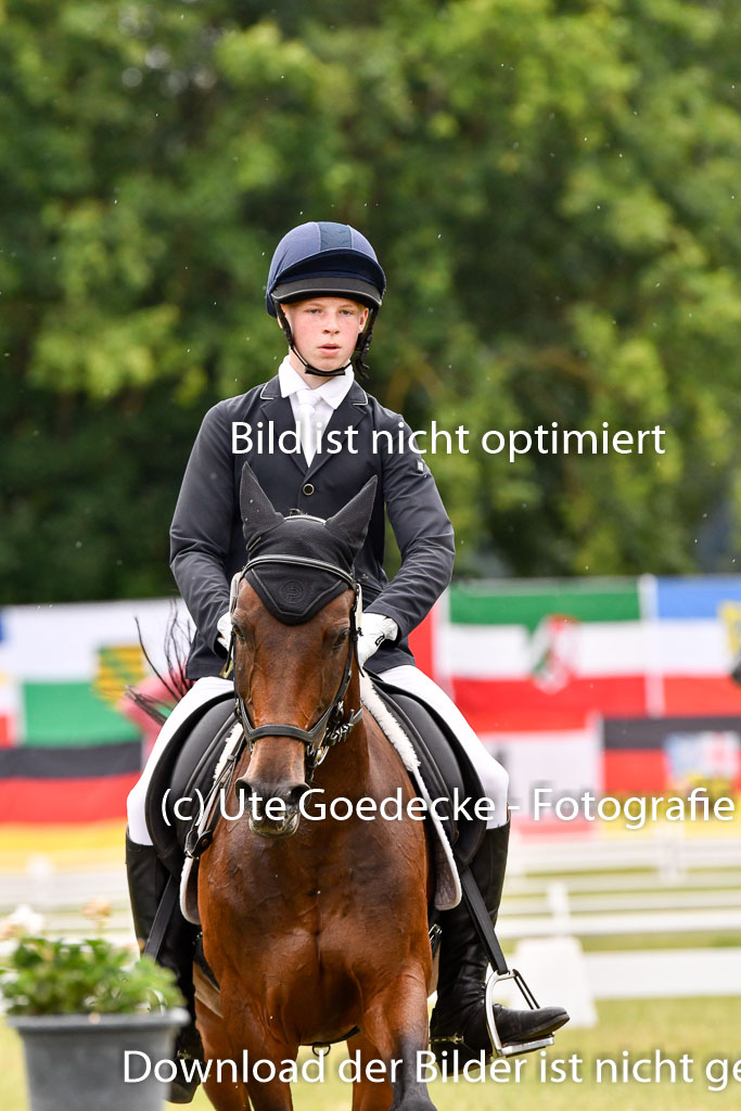 Goldene Schärpe Ponys in Hohenberg Krusemark 2024 | 12072024 Dressur _1099 