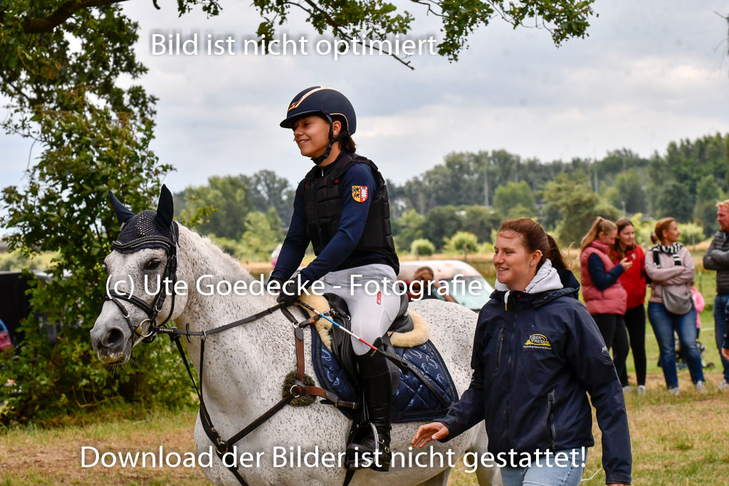 Goldene Schärpe Ponys in Hohenberg Krusemark 2024 | 13072024 Gelände 1 Abt_575
