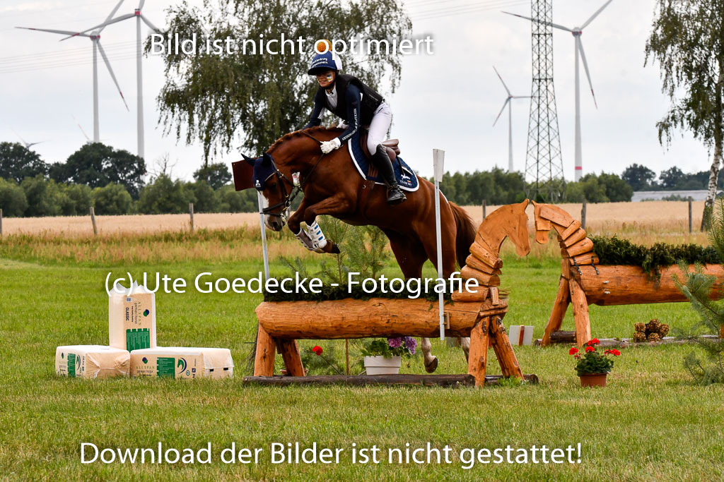 Goldene Schärpe Ponys in Hohenberg Krusemark 2024 | 13072024 Gelände 1 Abt_858