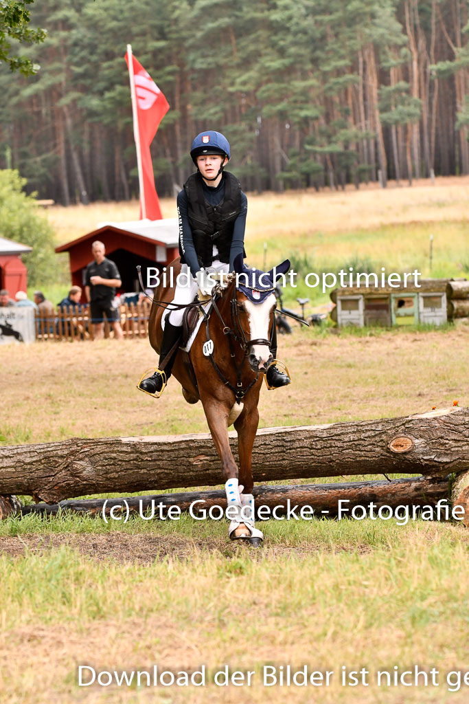 Goldene Schärpe Ponys in Hohenberg Krusemark 2024 | 13072024 Gelände 1 Abt_886 