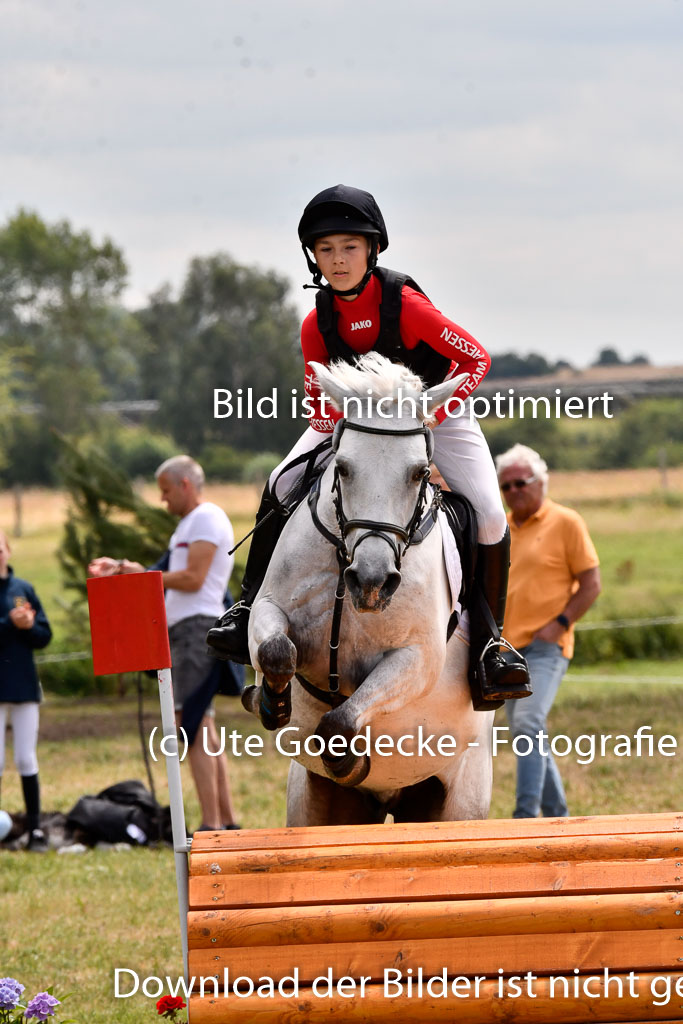Goldene Schärpe Ponys in Hohenberg Krusemark 2024 | 13072024 Gelände 1 Abt_958