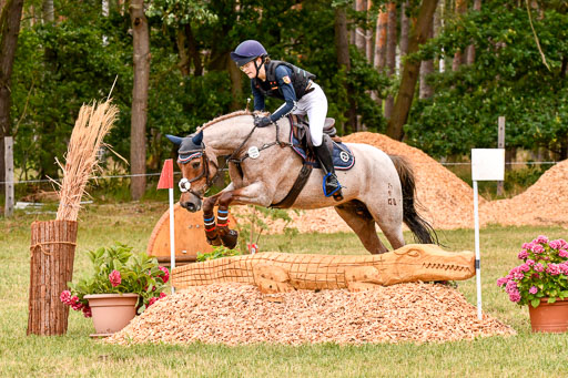 Goldene Schärpe Ponys in Hohenberg Krusemark 2024 | 13072024 Gelände 1 Abt_499 