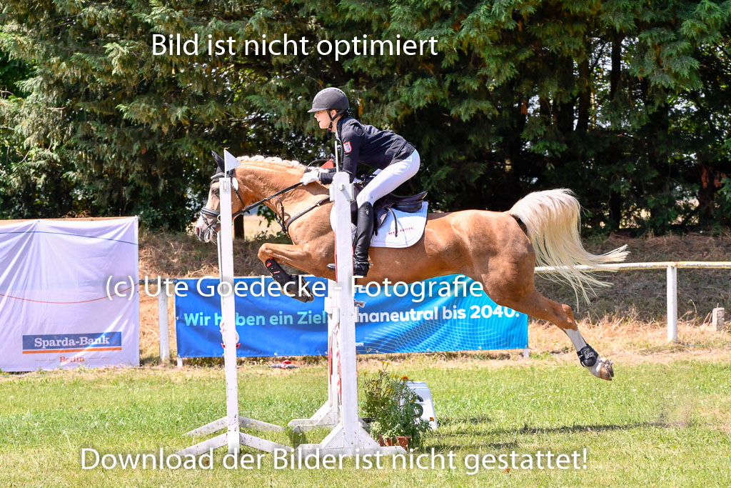 Goldene Schärpe Ponys in Hohenberg Krusemark 2024 | 14072024 Springen 2Abt_081 