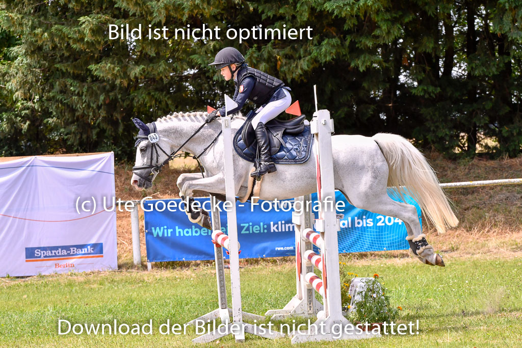 Goldene Schärpe Ponys in Hohenberg Krusemark 2024 | 14072024 Springen 2Abt_114 