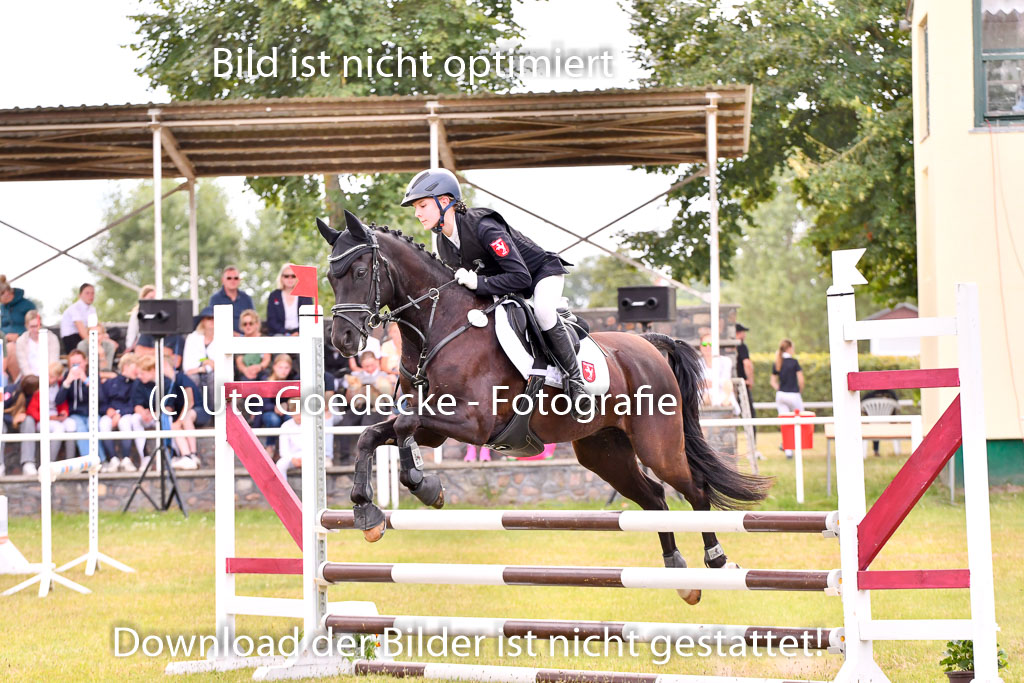 Goldene Schärpe Ponys in Hohenberg Krusemark 2024 | 14072024 Springen 2Abt_251 