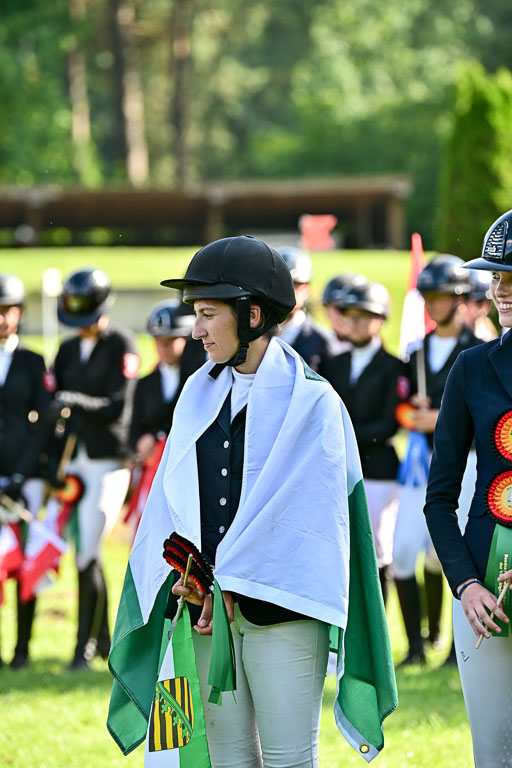 Bundesnachwuchschampionat Vielseitigkeit 2025 | 10082025 Siegerehrung Pferde _093 