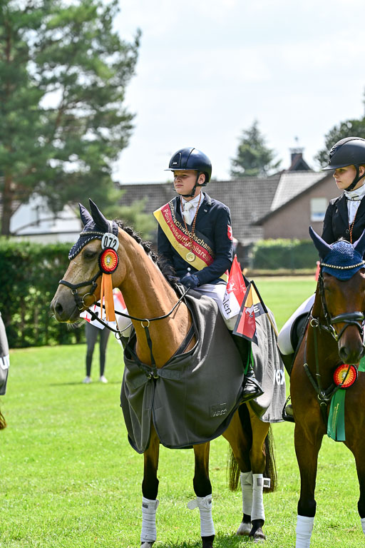 Bundesnachwuchschampionat Vielseitigkeit 2025 | 100825 Siegerehrung Pony _017 
