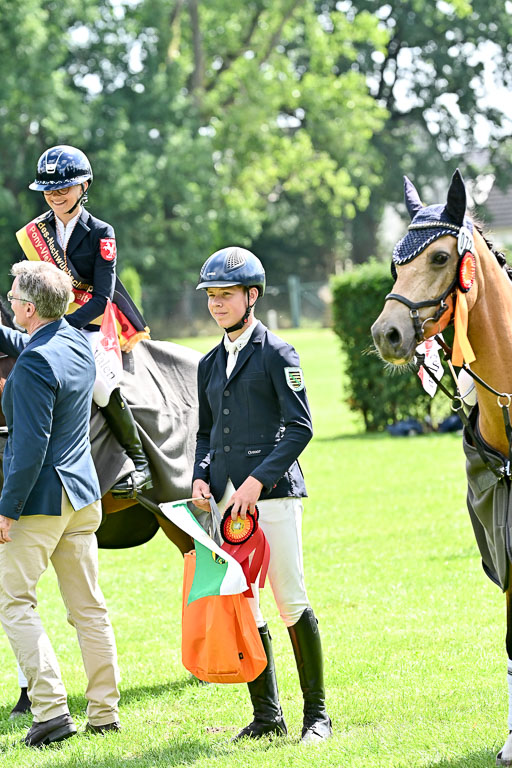 Bundesnachwuchschampionat Vielseitigkeit 2025 | 100825 Siegerehrung Pony _020 