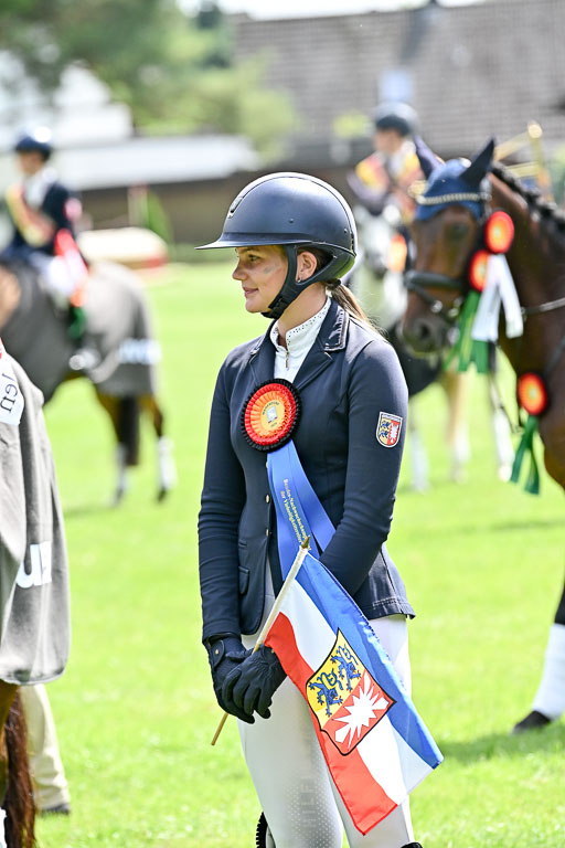 Bundesnachwuchschampionat Vielseitigkeit 2025 | 100825 Siegerehrung Pony _024 