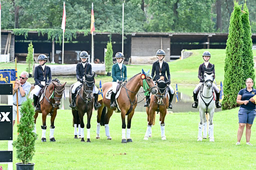Bundesnachwuchschampionat Vielseitigkeit 2025 | 100825 Siegerehrung Pony _033 