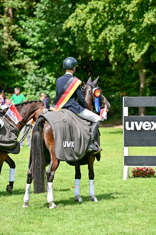 Bundesnachwuchschampionat Vielseitigkeit 2025 | 100825 Siegerehrung Pony _036 