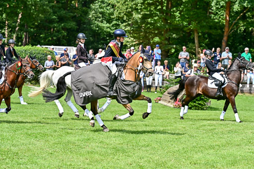 Bundesnachwuchschampionat Vielseitigkeit 2025 | 100825 Siegerehrung Pony _045 