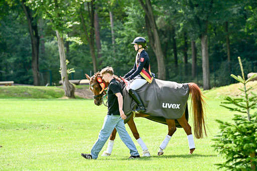 Bundesnachwuchschampionat Vielseitigkeit 2025 | 100825 Siegerehrung Pony _046 